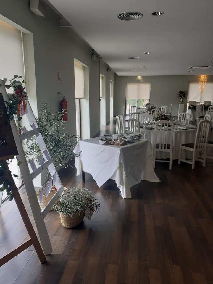 Salão decorado para casamento